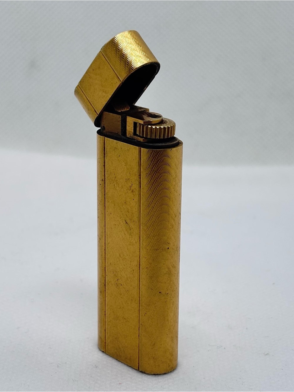 Vintage Cartier Gold Plated Flip-top Lighter